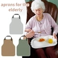thumbnail image 5 of IFRINID Adult Bib, Waterproof Poly Cotton Feeding Apron with Adjustable Snap Closure for Elderly and Adults, 5 of 7