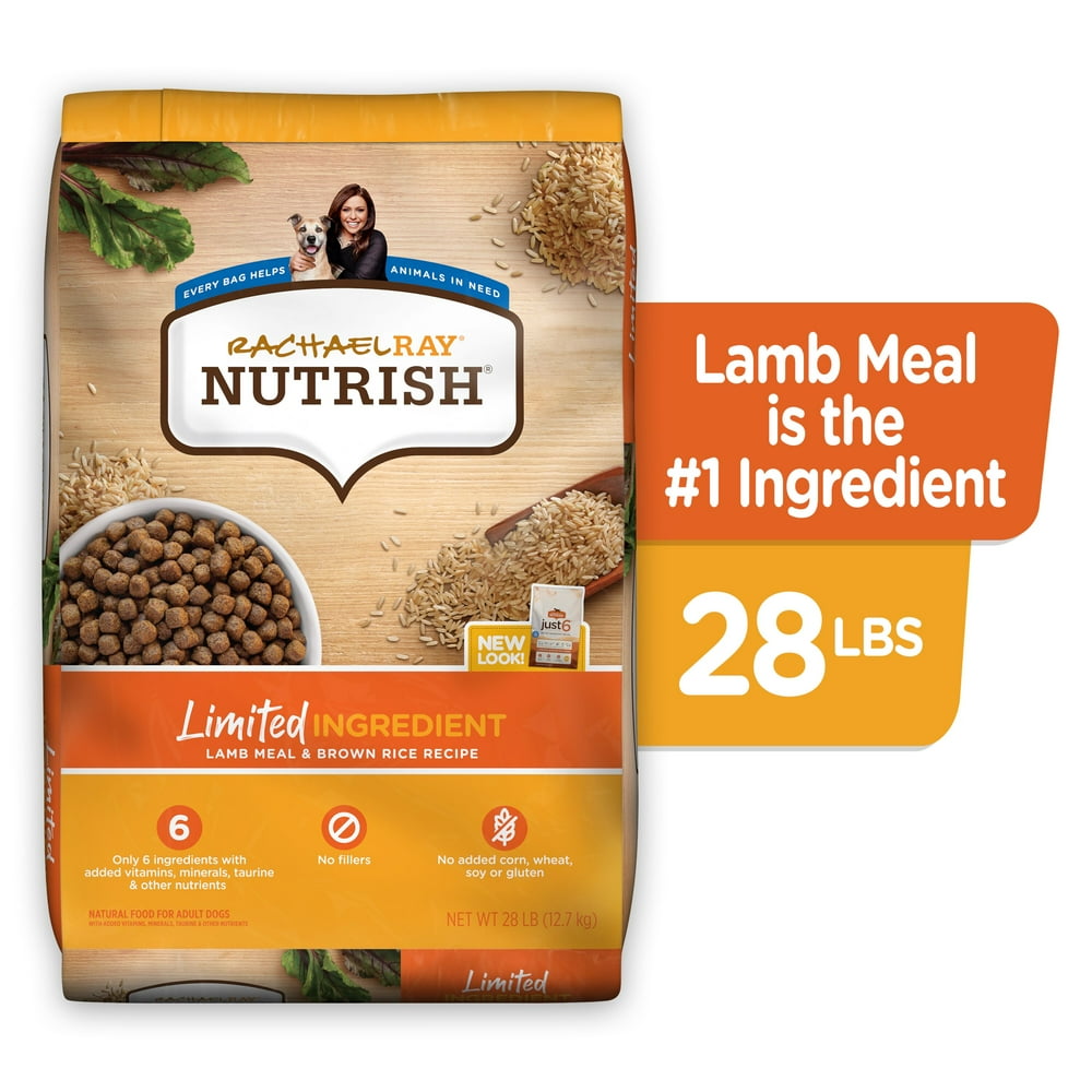 Rachael Ray Nutrish Limited Ingredient Lamb Meal & Brown Rice Recipe