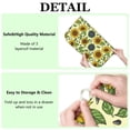 thumbnail image 6 of Microfiber Sunflower Kitchen Dish Drying Mat Foldable Absorbent Countertop Pad Floral Rack Drainer 16x18 Inch, 6 of 7