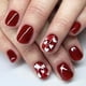 thumbnail image 5 of Uñas postizas, uñas postizas, regalos para mujeres, uñas postizas cortas, uñas acrílicas brillantes, uñas con diseño de corazón, uñas postizas artificiales, 24 piezas de parche para uñas., 5 of 5