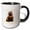 Black/White, variant on 3drose, Washington Territory Mammal the Olympic Marmot, 11oz Magic Transforming Mug