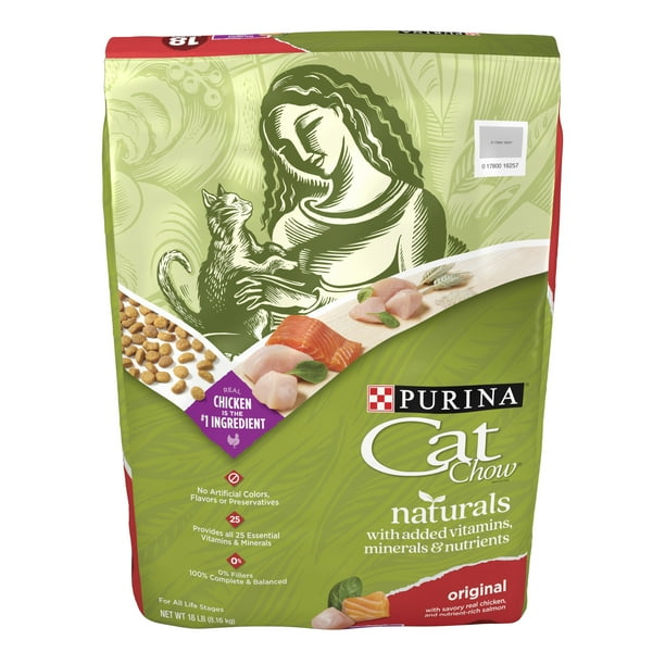 Purina Cat Chow Naturals Original Dry Indoor Cat Food With Added Vitamins, Minerals and