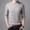 Light gray, variant on OmicGot Men's Sweaters Pure Color Slim Young Sweater Round Collar Big Size Pullover for Man Tops Thin Sweater