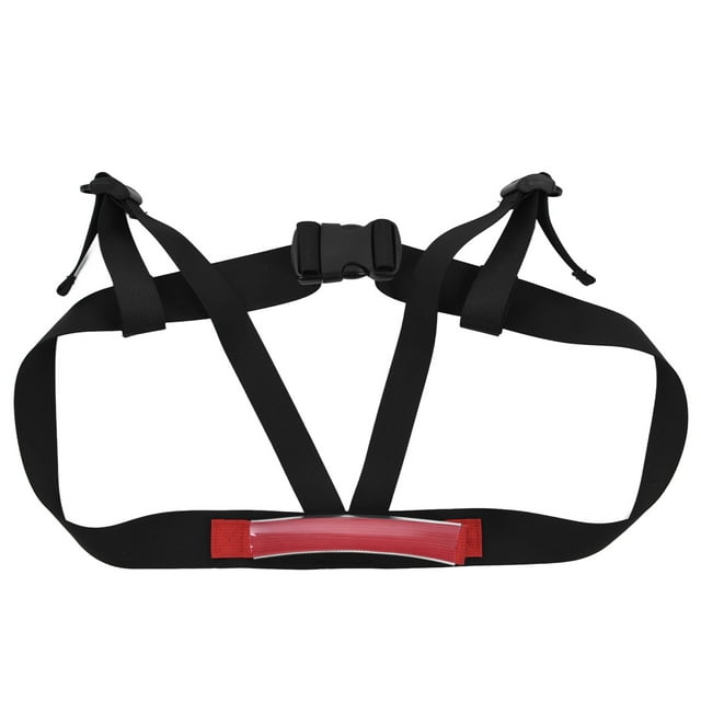 Snowboard Training Harness Black Nylon Material Adjustable Controlling Speed Auxiliary Toddler Skiing Harness