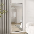 thumbnail image 5 of 71" x 24" Floor Mirror Rectangular Mirror Full Length Mirror Large Mirror with Stands Black, 5 of 8