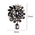 thumbnail image 6 of Kripyery Creative Shining Rhinestones Geometry Shape Brooch Clothes Lapel Pin Shawl Hat Badge Fashion Accessories Party Jewelry Gift, 6 of 8