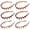 Color D, variant on 6Pcs Zig Zag Shark Tooth Headbands Comb Zigzag Plastic Hoop U Shaped Shark Tooth Hair Bands Wavy teeth Hair Hoop Accessory(Leopard color)