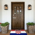 thumbnail image 5 of Croatia Flag Doormat Rectangle Soft Bathroom Entrance Floor Carpet Home Rug Door Mat Travel Globetrotting Absorbent Bath Mat, 5 of 6