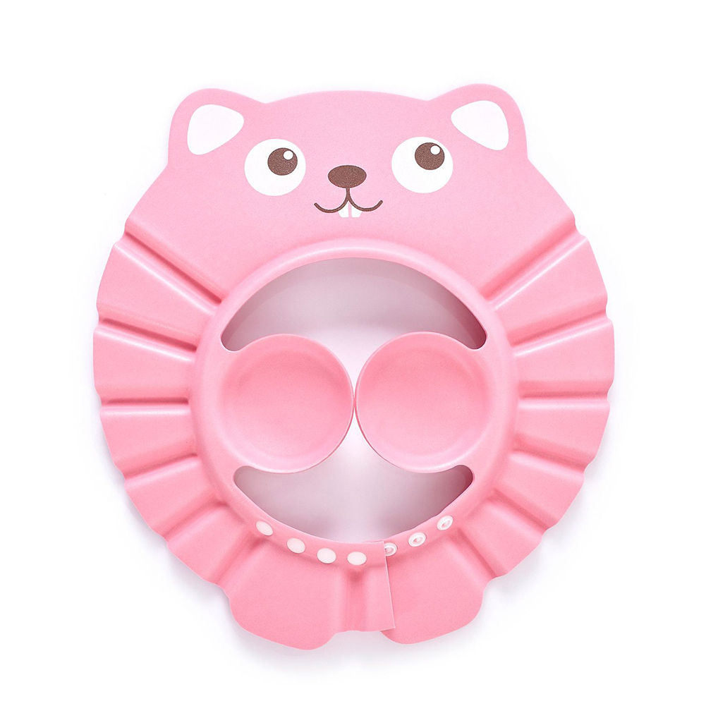 dailooas Baby Shower Ear Protection Cap Kids Adjustable Hair Wash Hat