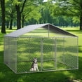 thumbnail image 2 of TPHORK Large Dog Kennel with Waterproof Canopy Outdoor Dog Playpen Heavy Duty Dog Enclosure, 2 of 9