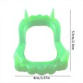 10 Pcs Teeth White Orror Green Luminous Denture Scary Teeth - Walmart.com