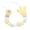 Light Yellow, variant on Pacifier chain baby new Silicone Baby Pacifier Clip Colorful Pacifier Chain for Baby Teething Soother Chew Toy