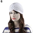 thumbnail image 2 of Flmtop Mode Femmes Style Indien Turban Plissé Extensible Chapeau Bandeau, 2 of 7