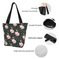 thumbnail image 4 of Xecao Pink Sleeping Fox for Tote Bag for Women -Tote Shoulder Bag with A Little Pocket Inside, Perfect for Travel and Work., 4 of 6