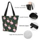 thumbnail image 4 of Balery Pink Sleeping Fox Bolsa de Hombro con Diseño, Bolsa Grande y Duradera, Bolsa Versátil para Compras, 4 of 6