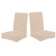 thumbnail image 2 of Matsuzay 2 piezas de fundas para sillas divididas de grano de maíz, funda protectora sólida resistente al desgaste, Protector exterior, elementos Decoración del hogar Beige Matsuzay HA012477-04, 2 of 6
