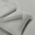 thumbnail image 5 of Superior 3-Piece 600 Thread Count Cotton Blend Deep Pocket Sheet Set, Twin, Platinum, 5 of 7
