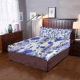 thumbnail image 2 of ABPHQTO Juego de ropa de cama de 3 piezas Funda de edredón de lavanda púrpura con 2 fundas de almohada para la decoración de la habitación del hogar, 2 of 4