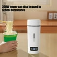 thumbnail image 6 of Herrnalise Travel Electric Kettle Portable Mini Tea Coffee Kettle Water Boiler,Water Heater with 4 Temperature Control,Stainless Steel with Auto Shut-Off & Boil Dry Protection,BPA-Free (White), 6 of 9