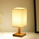 thumbnail image 4 of Lámpara de mesa de noche con la de tela Luz Zulema lámparas para dormitorio, 4 of 8