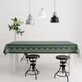 thumbnail image 2 of XAJAT 55‘‘x120'' Minimalist Green Rectangle Tablecloth, Cotton Linen Table Covers, 2 of 4