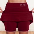 thumbnail image 2 of Culottes Taille Mi-Haute pour Femmes avec Poche Jupe Imprimée Mode Décontractée, 2 of 6