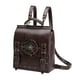 thumbnail image 2 of Mochila de cuero de PU, maletín, mochila para ordenador, bolso de mensajero grande, bolso para portátil para acampar, Cosplay, compras, adultos, 2 of 8