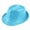 Sky Blue, variant on Men's Sequin Top Hat, Glitter Jazz Dance Hat with Shiny Finish, Festival Celebration Formal Top Hat, Sparkling Costume Hat for Parties and Special Events, Elegant Performance Accessory for Men
