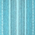 thumbnail image 1 of Ahgly Company Indoor Square Oriental Light Blue Industrial Area Rugs, 6' Square, 1 of 4