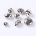 thumbnail image 2 of 500g Antiqued Acrylic Beads Assorted Shape Antique Silver Plated Size: about 12~22mm long 12~16mm wide 12~16mm thick hole: 2~3mm about 200pcs/500g, 2 of 4