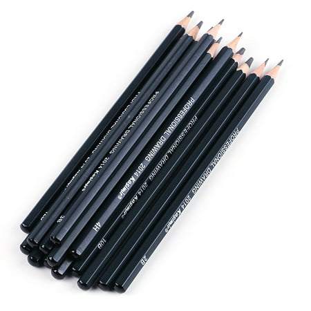 14pcs School Art Writing Supply Sketch and Drawing Pencil lapis Set HB ...