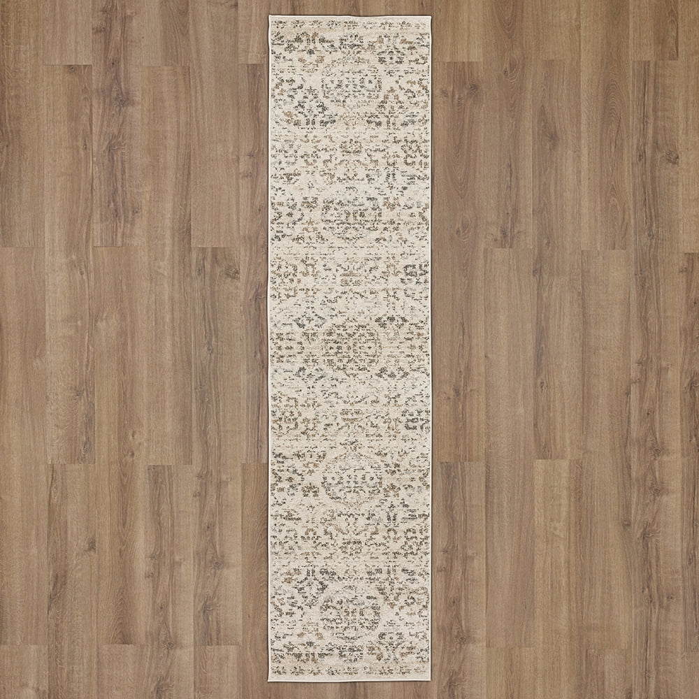 Mohawk Home Keane Indoor Ornamental Runner Rug, Grey, 1'11" x 8'