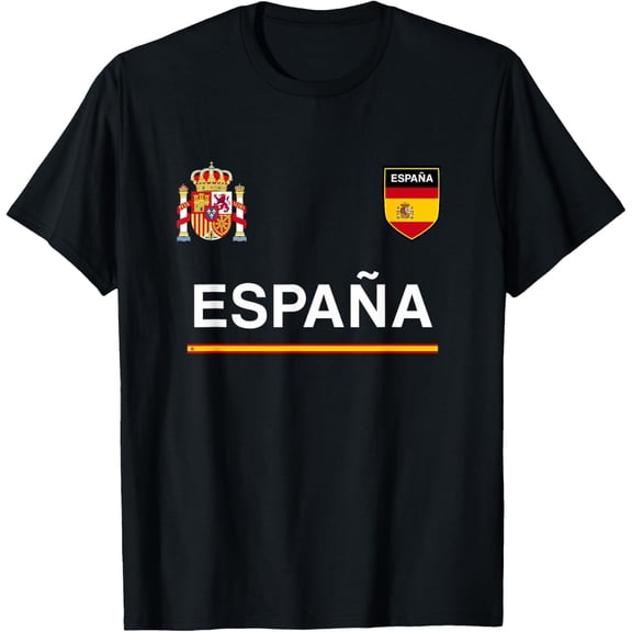 t-shirtEspana Sport/Soccer Jersey Tee Flag Football Madrid T-Shirt mens t shirt，white，women，funny，misfits，men，journey