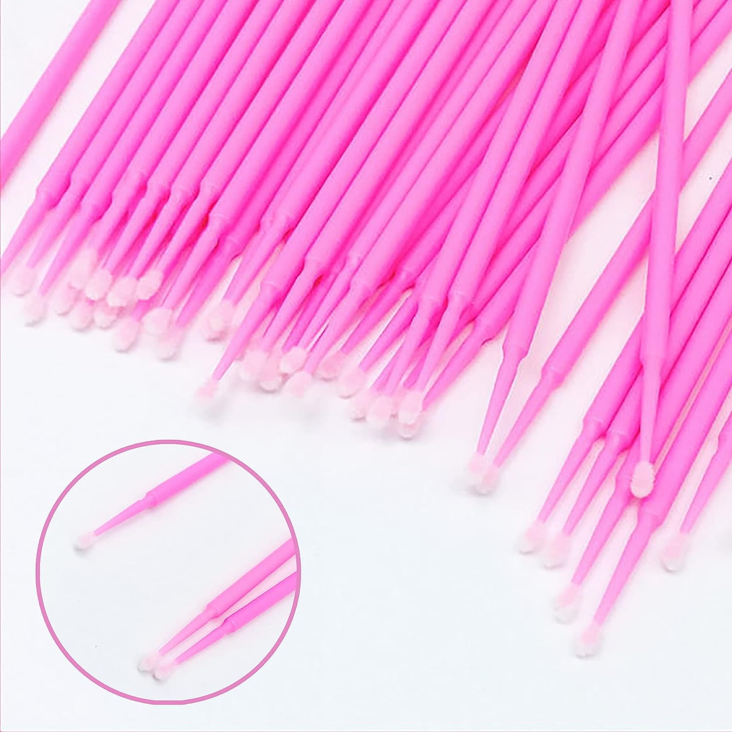 TCP Global Eyelash Extension Micro Brushes, 100 Medium 2.0 mm Tip Size Blue  Disposable Brush Applicators - Apply Makeup, Paint Touch Up
