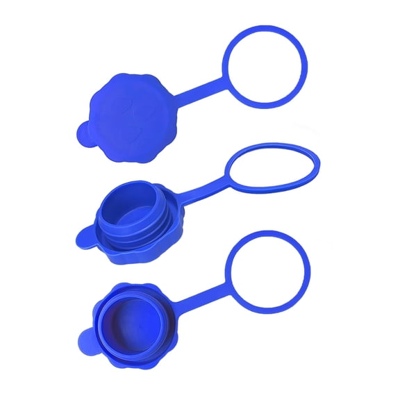 XIBUFE 【3 PCS】3 & 5 Gallon Water Jug Cap, Reusable Replacement Cap, Upgrade Non Spill Bottle Caps Fits 55mm Water Jug (3)