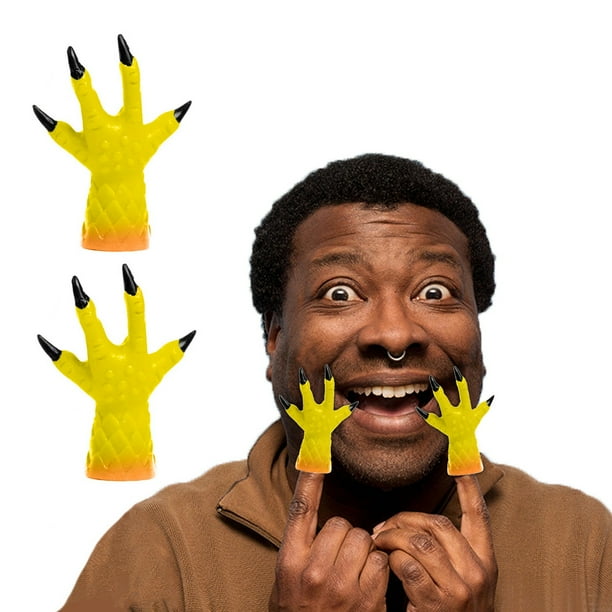 Snorda Little Toys Ugly Holly Hand Finger Puppets Party Favors 2PCS