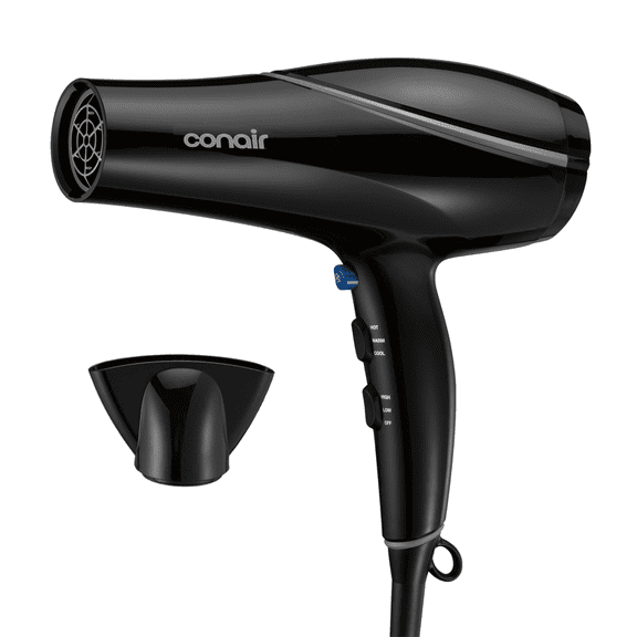 Conair Style & Shine Crystal-Infused Ceramic Hair Dryer, 1875W Hair Dryer