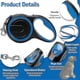 thumbnail image 2 of Retractable Dog Leash, One Button Brake And Lock, Tangle-free 360 Extendable Leash With High Density Nylon Braided Tape(m, Brown) 26-27s, 2 of 5