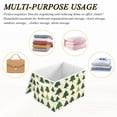thumbnail image 7 of Storage Box With Lid 16.5x12.6x11.8In Foldable Stacked Household Storage Box Green Christmas Tree, 7 of 7