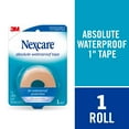 Nexcare Absolute Waterproof Tape 1 In x 5 Yds, 1 Roll