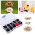 thumbnail image 1 of ANGGREK Teddy Bear Noses, Plastic Eyes Noses Good‑quality Plastic Durable For Dolls For Stuffed Animals, 1 of 8