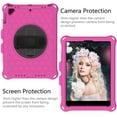 thumbnail image 3 of Allytech iPad 9.7-inch Case 6th 5th Generation, iPad Air 1 2 Case, Silicone Kids Friendly 360 Rotating Stand Shockproof Shoulder Strap Protection Case Cover for Apple iPad 9.7" 2018/2017, Rose/Black, 3 of 6