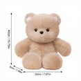 thumbnail image 2 of Running Bear Plush Soft Fluffy Stuffed Toy, Adorable Gift & Warm Home Decoration, 2 of 7
