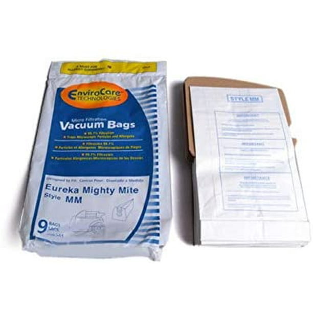 9 Eureka MM Mighty Mite 3670 3680 Canister Vacuum Bags