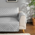 thumbnail image 6 of Lovote Couch Cover 3 Seaters Waterproof Sofa Cover Gray Non-slip Slipcover Furniture Cover Protector from Pets, 6 of 7
