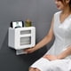 thumbnail image 5 of RKSTN tissue box Wall-Mounted Layer Tissue Box For Home Decor - Modern Sturdy Plastic Tissue Container - For Bathroom Kitchen And Office, 5 of 9