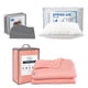 thumbnail image 1 of Colcha Individual Acabado Ultrasónico Trinity Rosa + Juego de Sábanas + Almohada Osos, 1 of 8