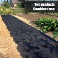 thumbnail image 3 of Weed Barrier Landscape Fabric with 3 Inch Planting Holes,Weed Barrier Fabric 3.3 Ft X 11.8 Ft Weed Block Gardening Mat, 3 of 5