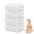 thumbnail image 1 of Rewera Paños para bebé, paños suaves para la cara, toallas absorbentes para la cara del baño, paquete de 4, 1 of 5