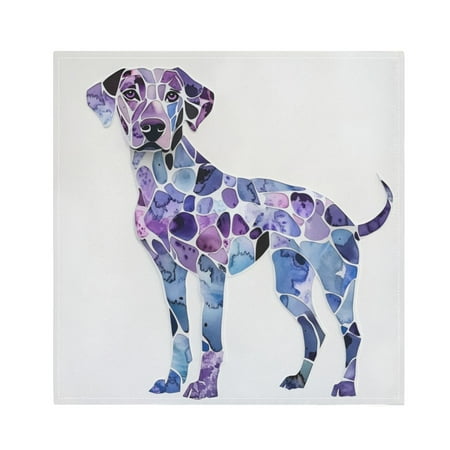 

Napkin Satin Napkin 20*20Inchx1 Kitchen Towel Dinner Plate Towel Decorative Towel Napkin Tea Towel Suitable For Kitchen Table Blue Pretty Dog